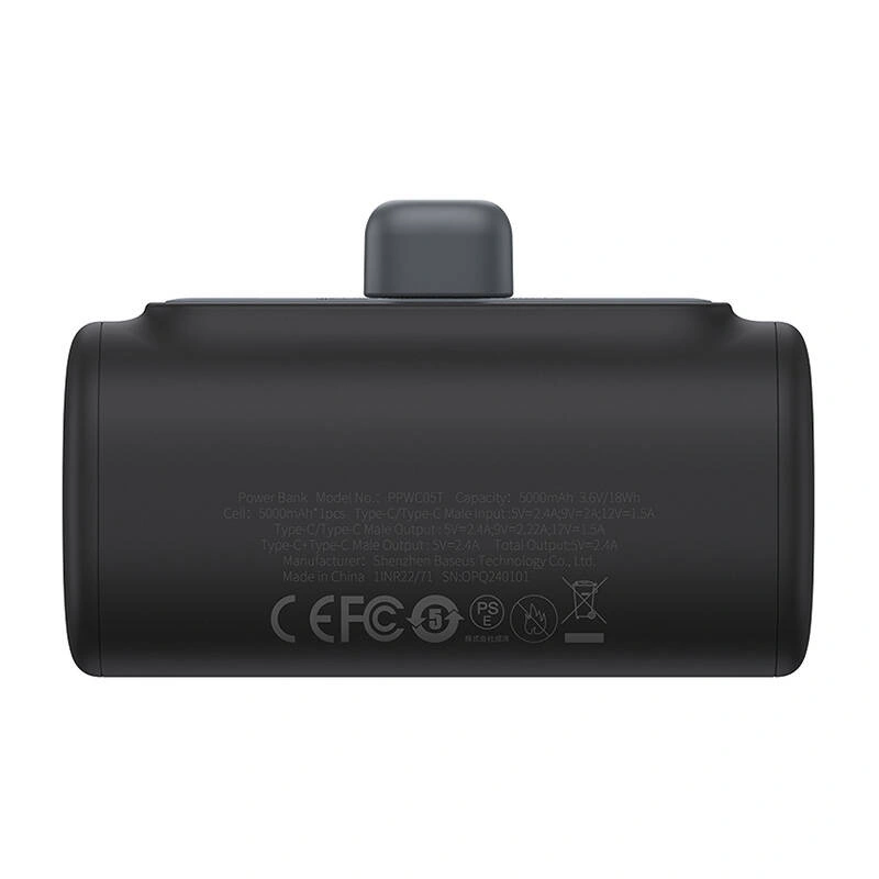 Powerbank Baseus Compact 5000mAh 20W USB-C (black)
