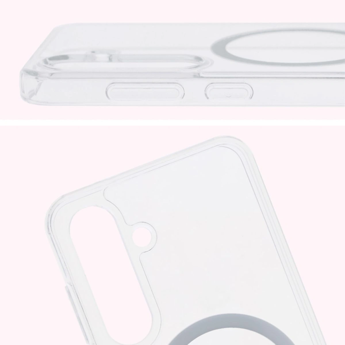 Kryt Bizon Case CrystalO Magnetic Samsung Galaxy S25 clear