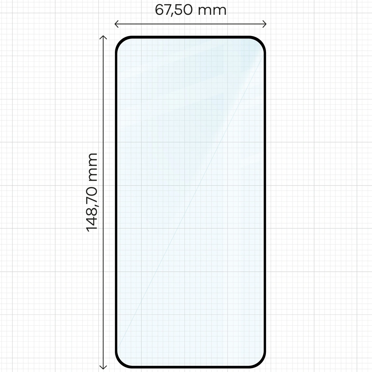 Ochranné sklo Bizon Glass Edge 2 Xiaomi 15 black frame