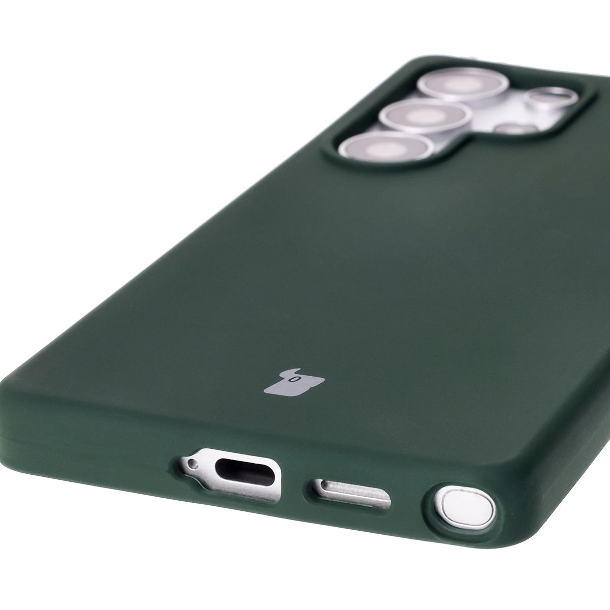 Kryt Bizon Soft Case Samsung Galaxy S25 Ultra dark green