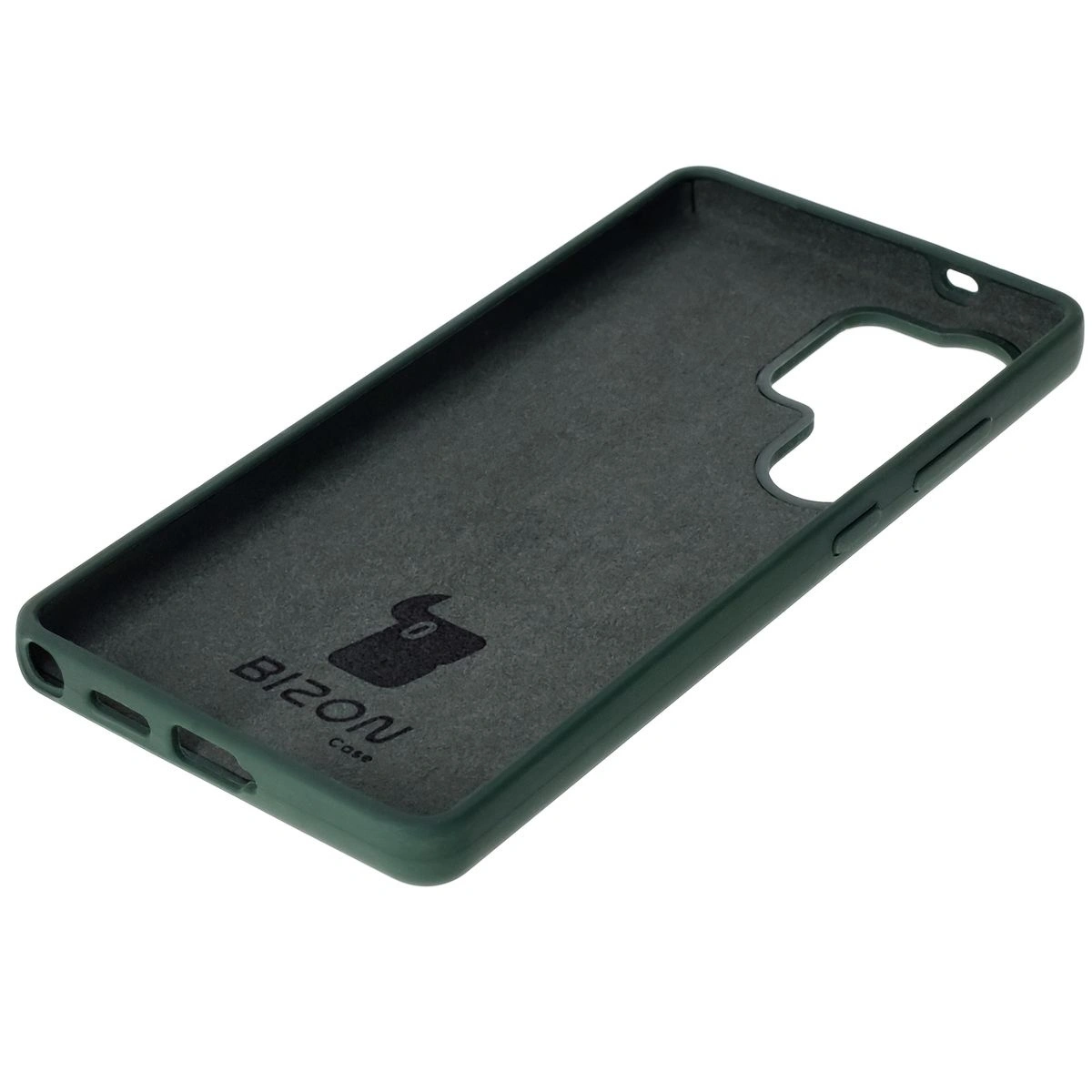 Kryt Bizon Soft Case Samsung Galaxy S25 Ultra dark green