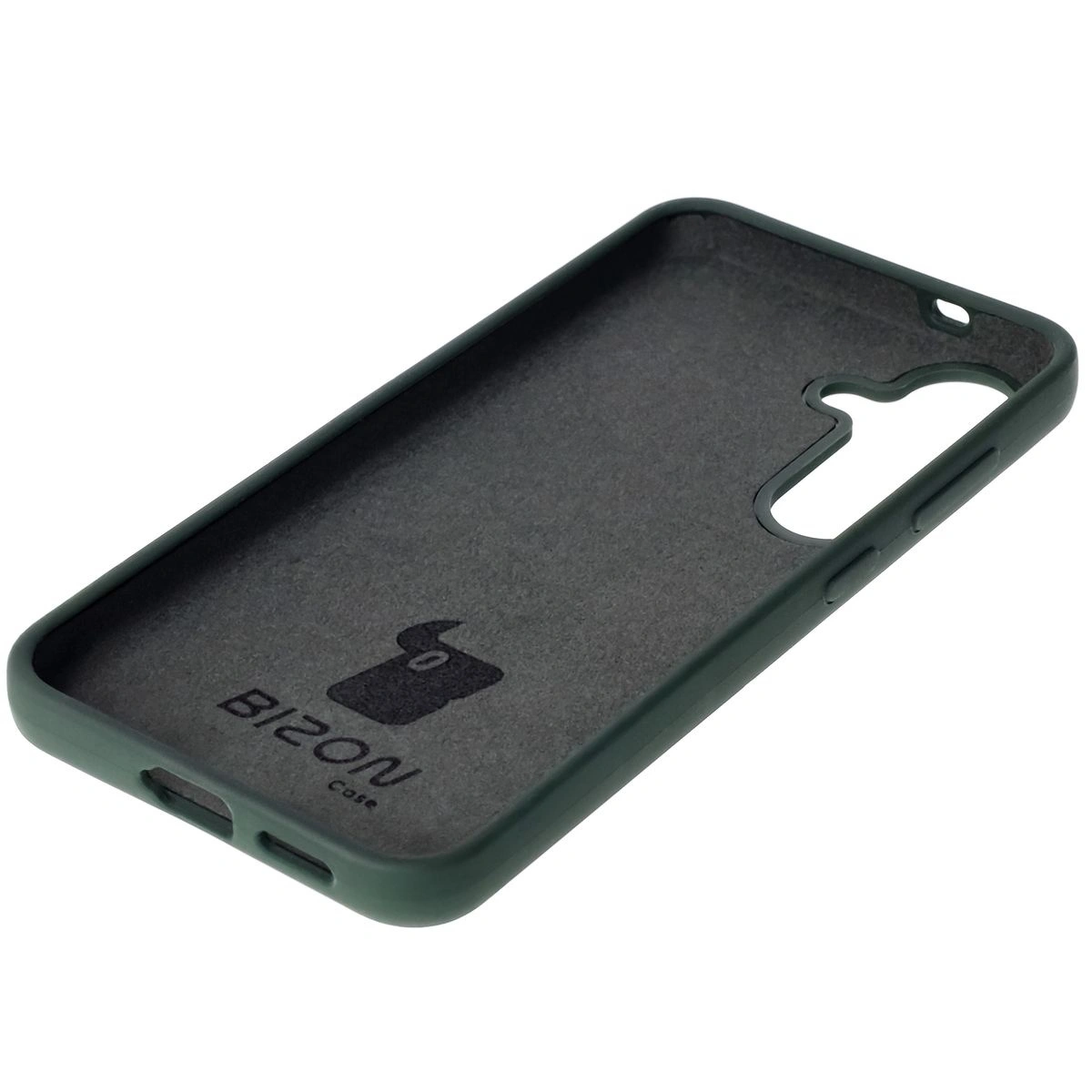 Kryt Bizon Soft Case Samsung Galaxy S25 dark green