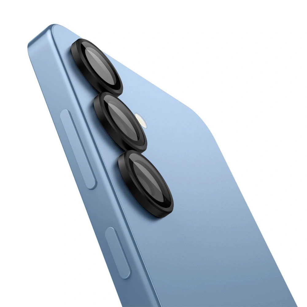 Kryt Spigen Optik Pro Glas.tr ez Fit Camera Protector Samsung Galaxy S25 Black [2 PACK]