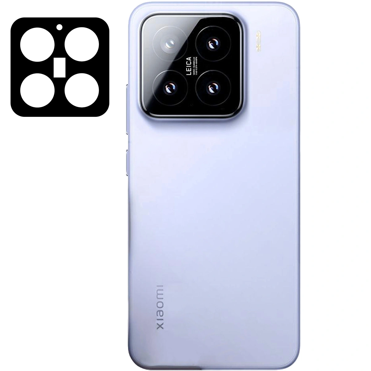 Ochranné sklo Bizon Glass Lens Xiaomi 15 [2 PACK]