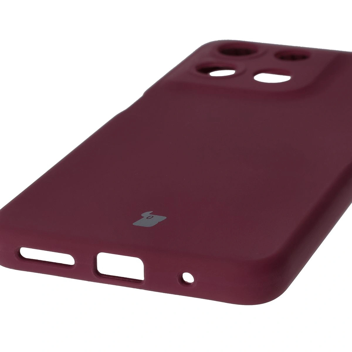 Kryt Bizon Soft Case Motorola Moto G15 / G15 Power dark purple