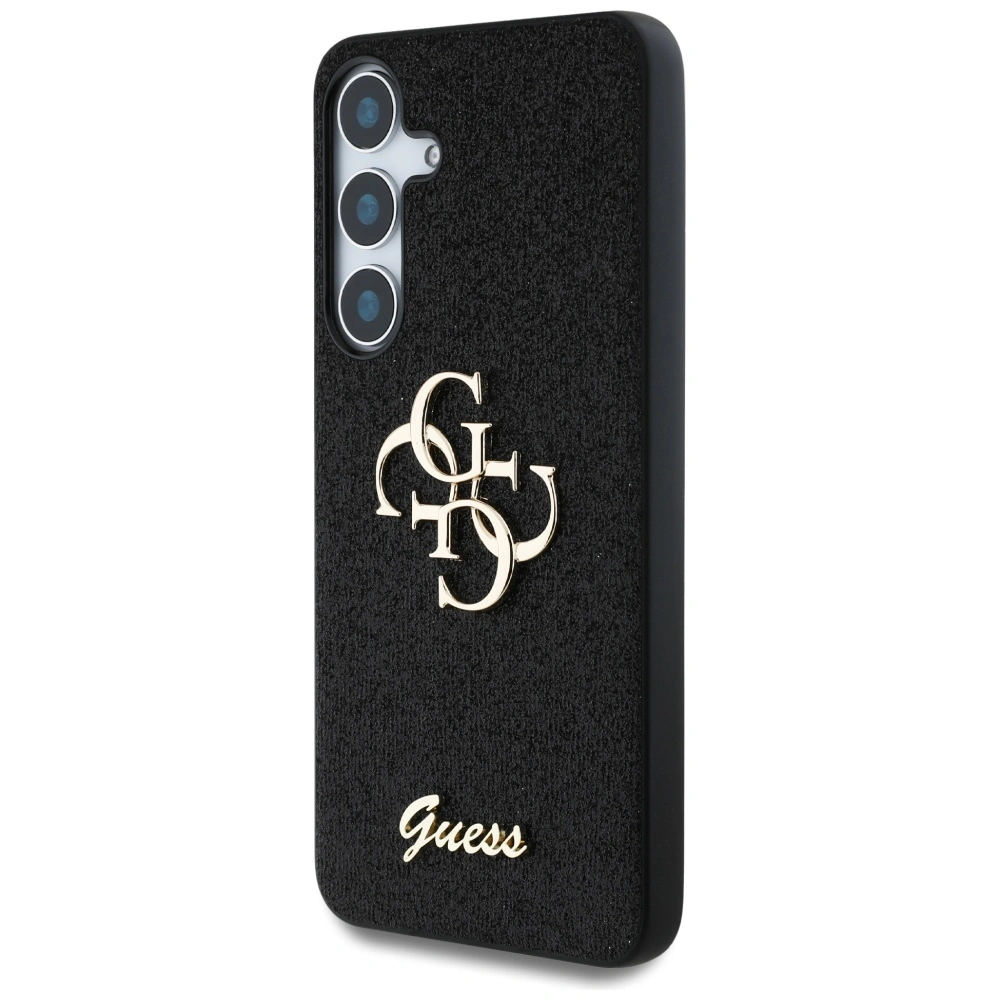 Kryt Guess Fixed Glitter Big 4G Metal Logo Samsung Galaxy S25 black