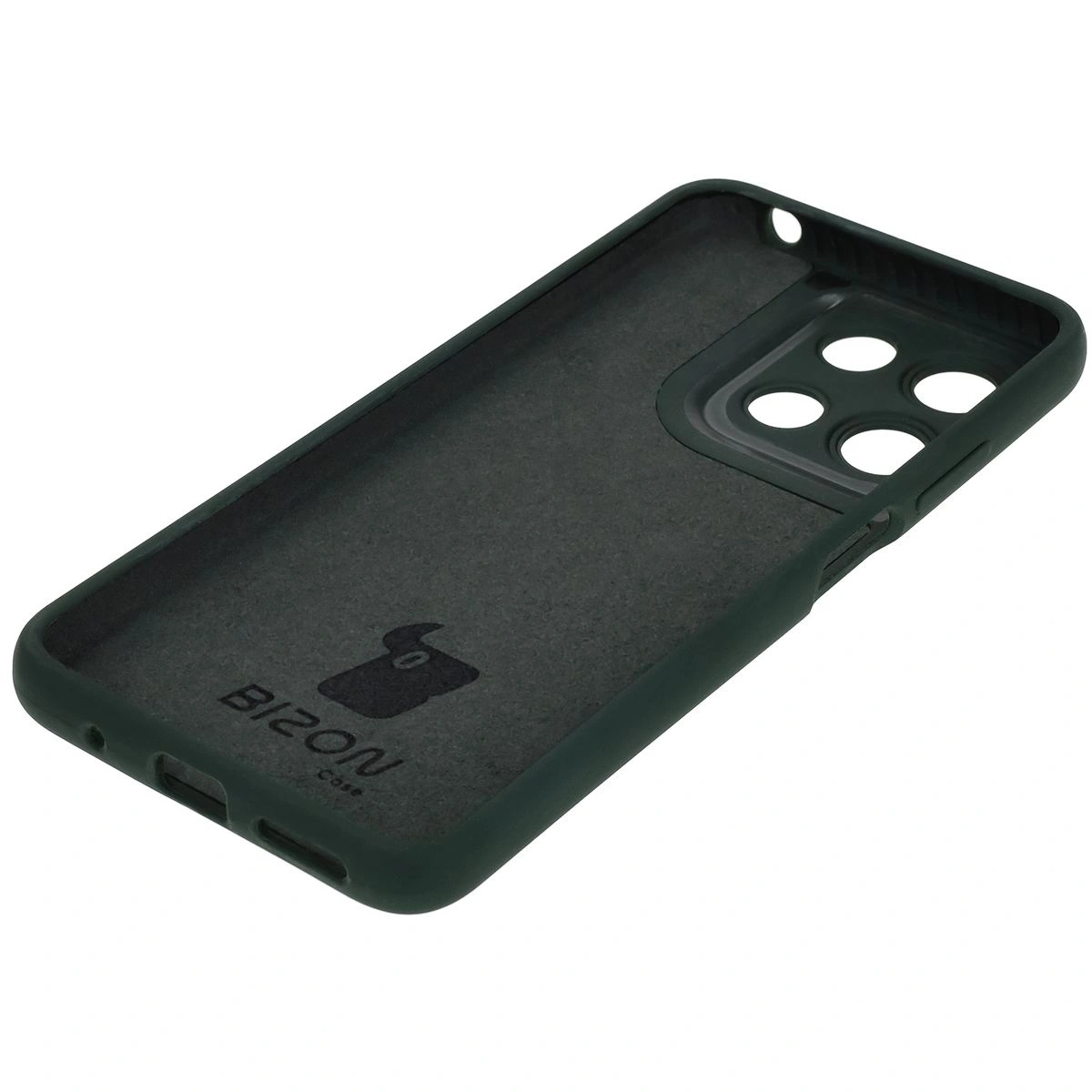 Kryt Bizon Soft Case Motorola Moto G15 / G15 Power dark green