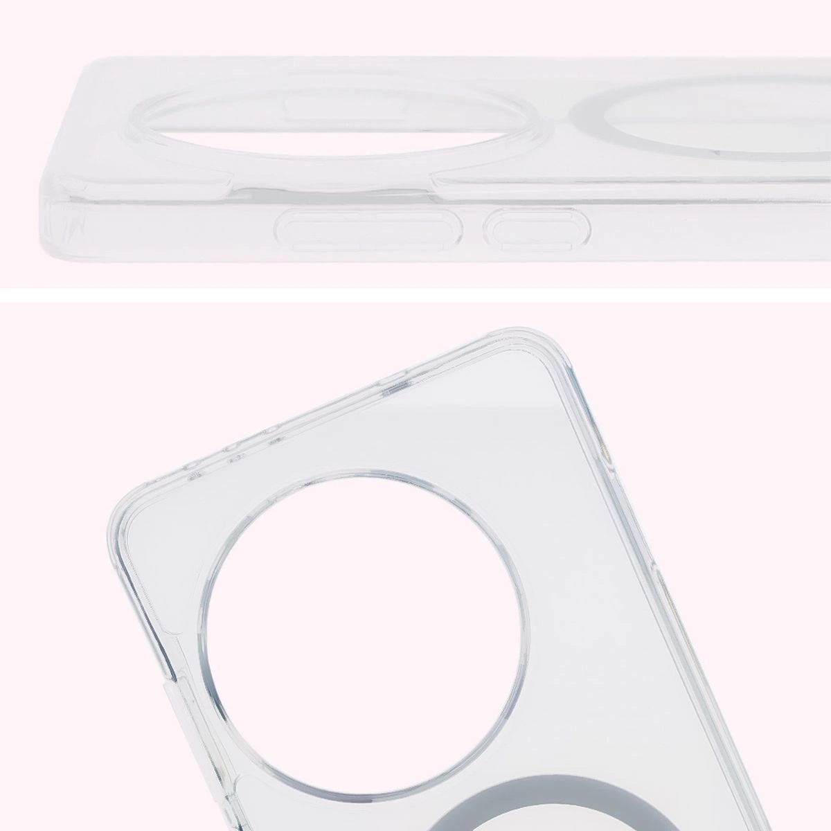 Kryt Bizon Case CrystalO Magnetic OnePlus 13R clear
