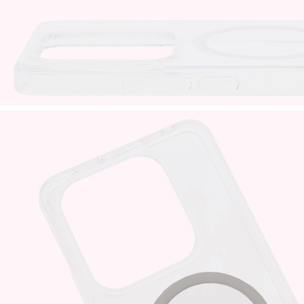 Kryt Bizon Case CrystalO Magnetic Xiaomi Redmi Note 14 5G clear