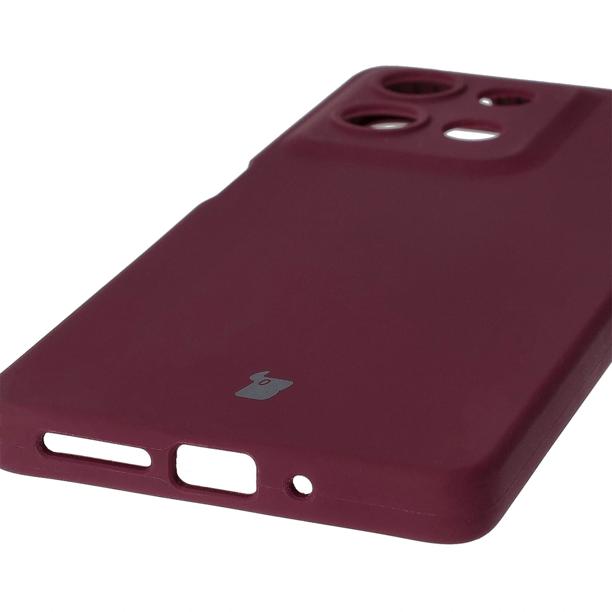 Kryt Bizon Soft Case Motorola Moto G75 5G dark purple