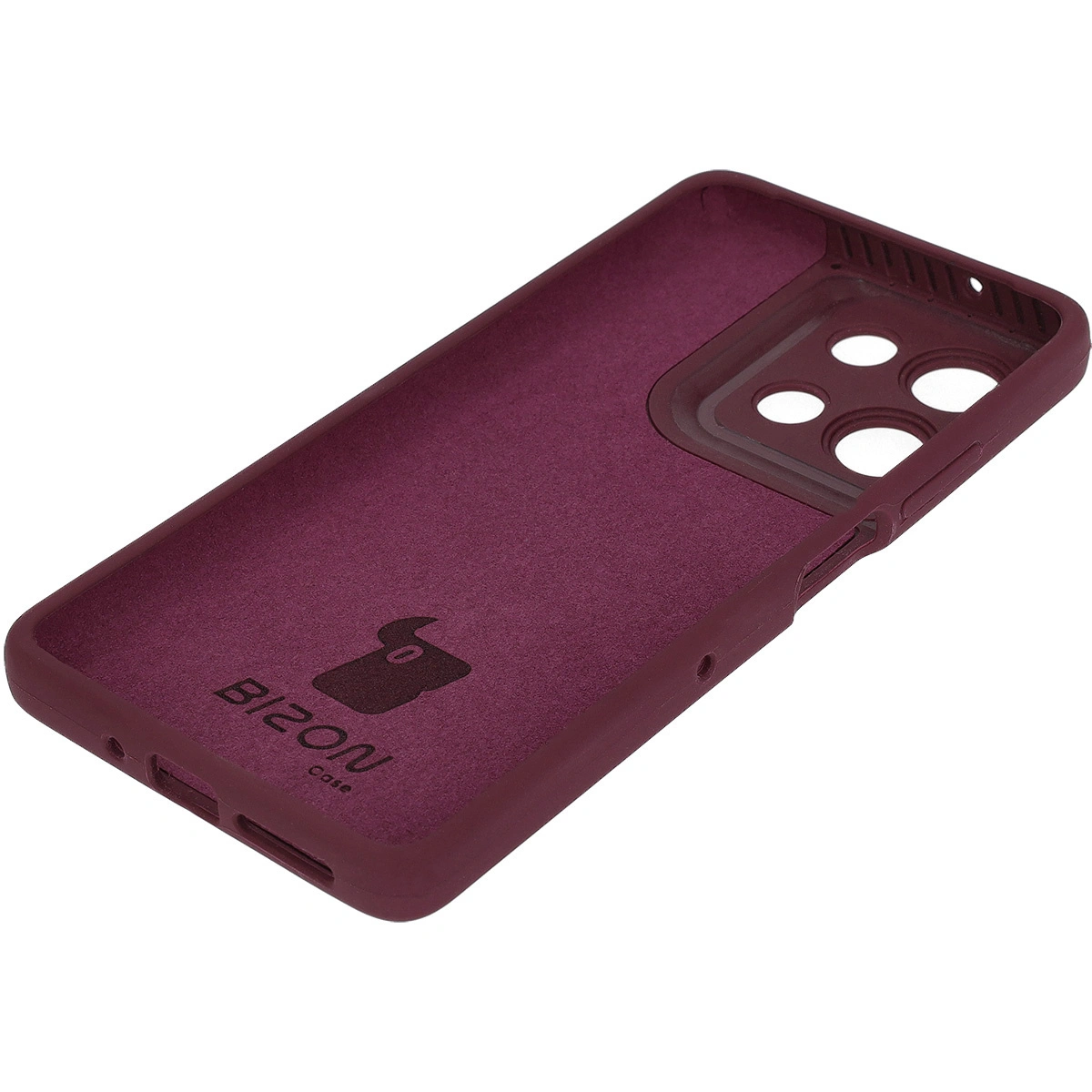 Kryt Bizon Soft Case Motorola Moto G75 5G dark purple
