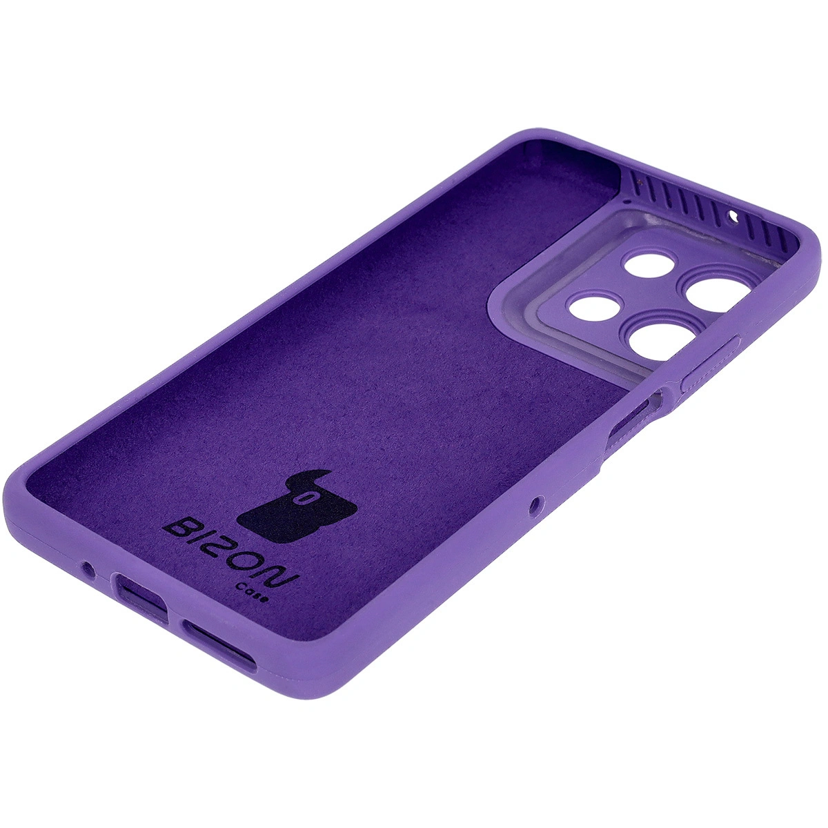 Kryt Bizon Soft Case Motorola Moto G75 5G purple