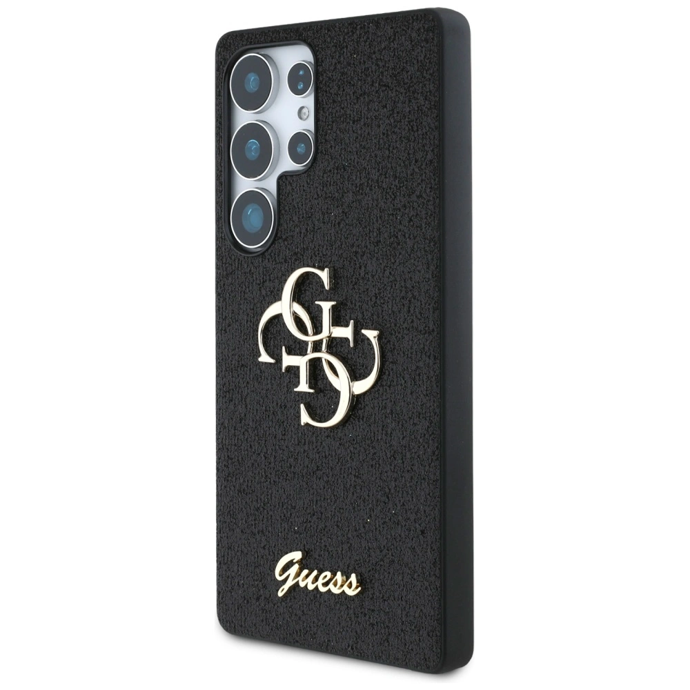 Kryt Guess Fixed Glitter Big 4G Metal Logo Samsung Galaxy S25 Ultra black