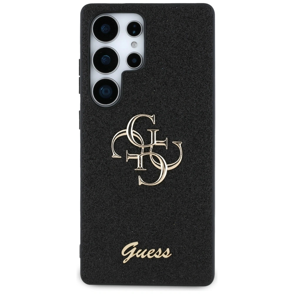 Kryt Guess Fixed Glitter Big 4G Metal Logo Samsung Galaxy S25 Ultra black