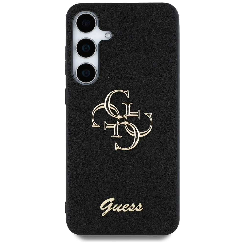 Kryt Guess Fixed Glitter Big 4G Metal Logo Samsung Galaxy S25+ Plus black