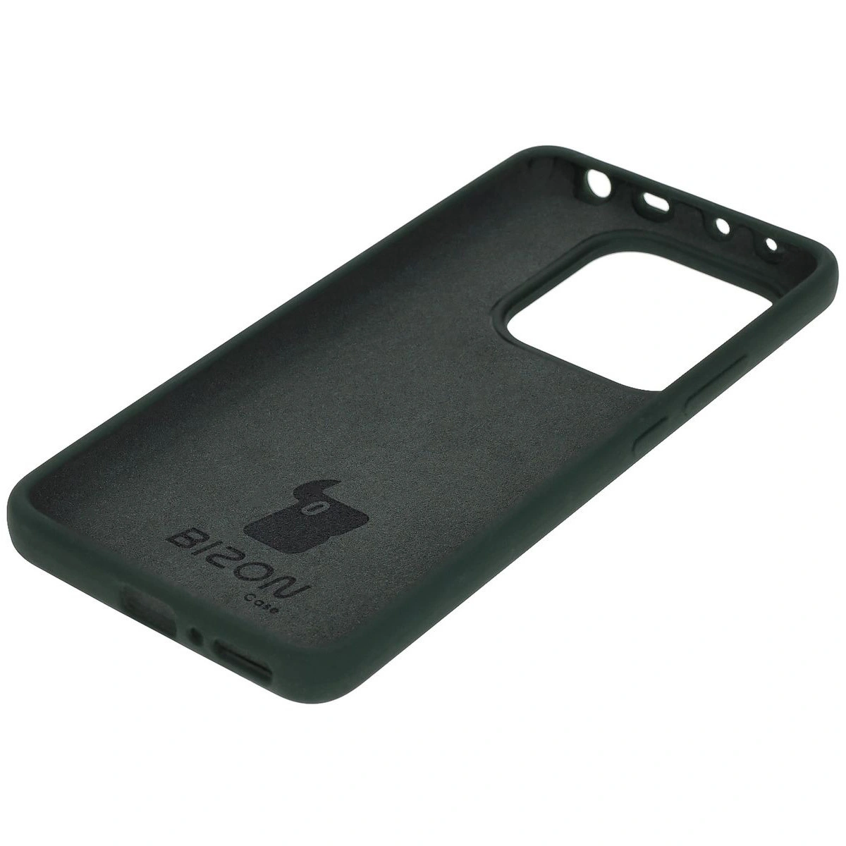 Kryt Bizon Soft Case Xiaomi Redmi Note 14 5G dark green