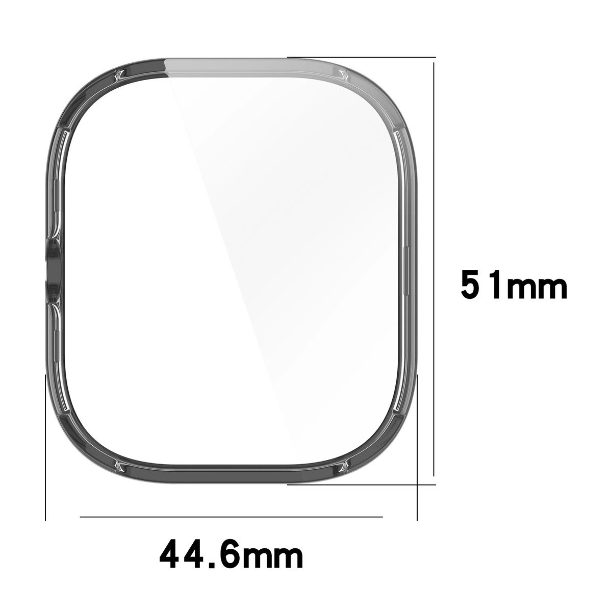 Kryt Bizon Case+Glass Watch Xiaomi Redmi Watch 5 clear