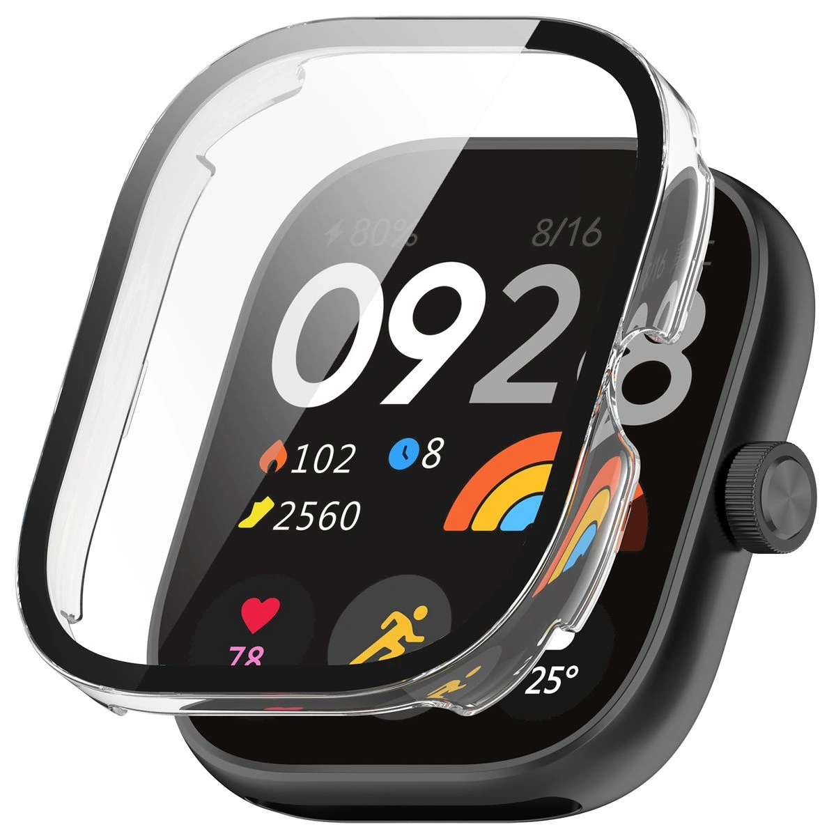 Kryt Bizon Case+Glass Watch Xiaomi Redmi Watch 5 clear