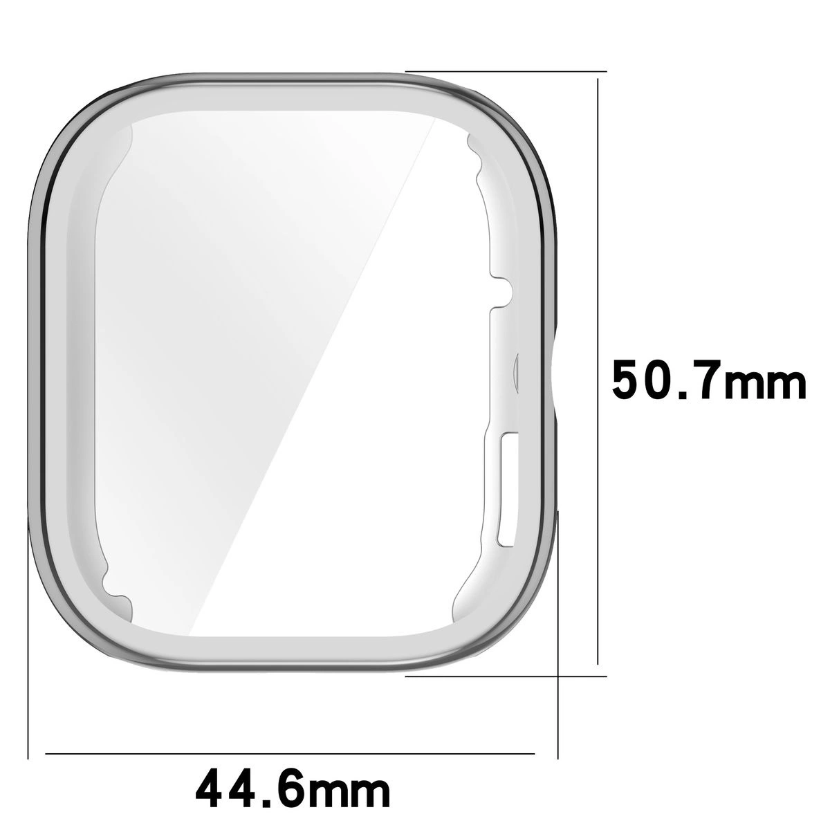 Kryt Bizon Case Watch Felipe Xiaomi Redmi Watch 5 silver