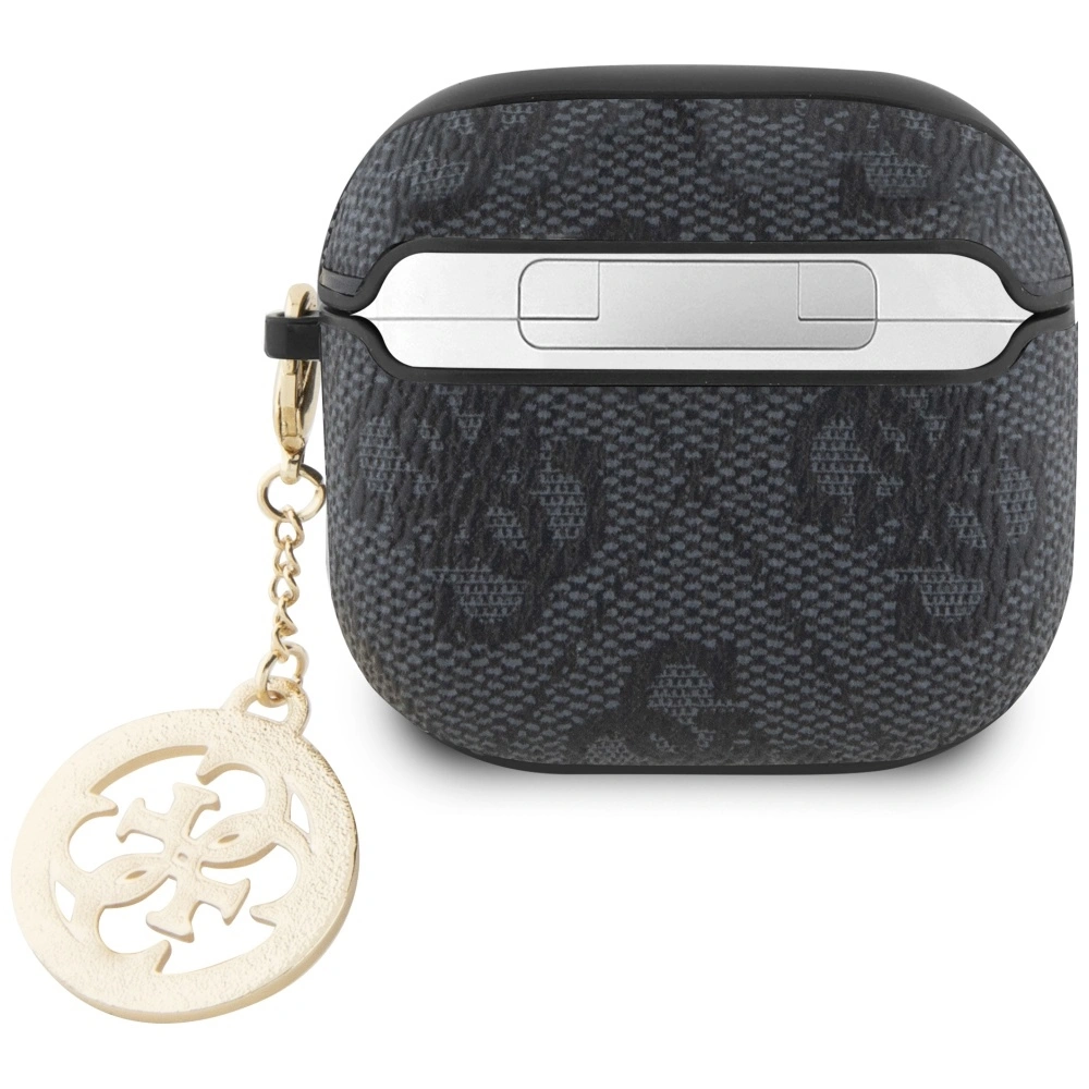 Kryt Guess 4G Strass Charm Apple AirPods 4 black
