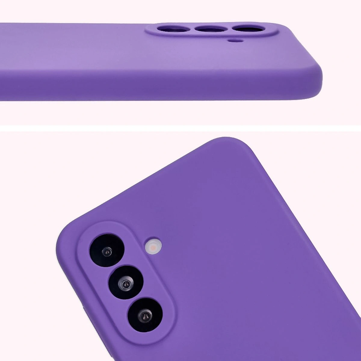Kryt Bizon Soft Case Samsung Galaxy A56 5G purple