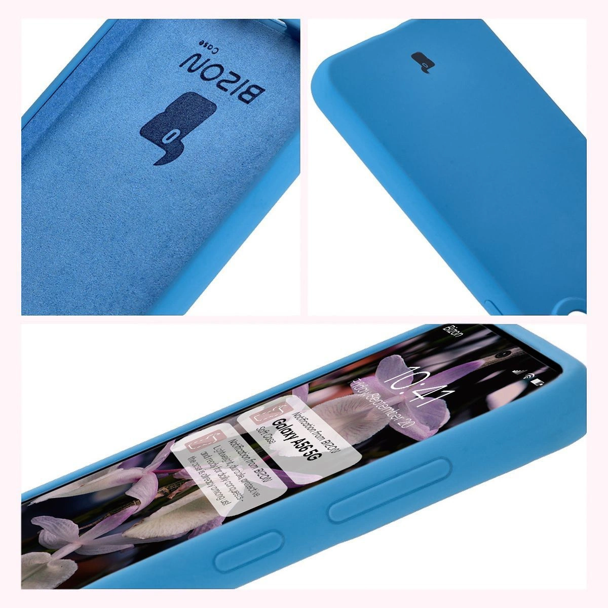Kryt Bizon Soft Case Samsung Galaxy A56 5G blue