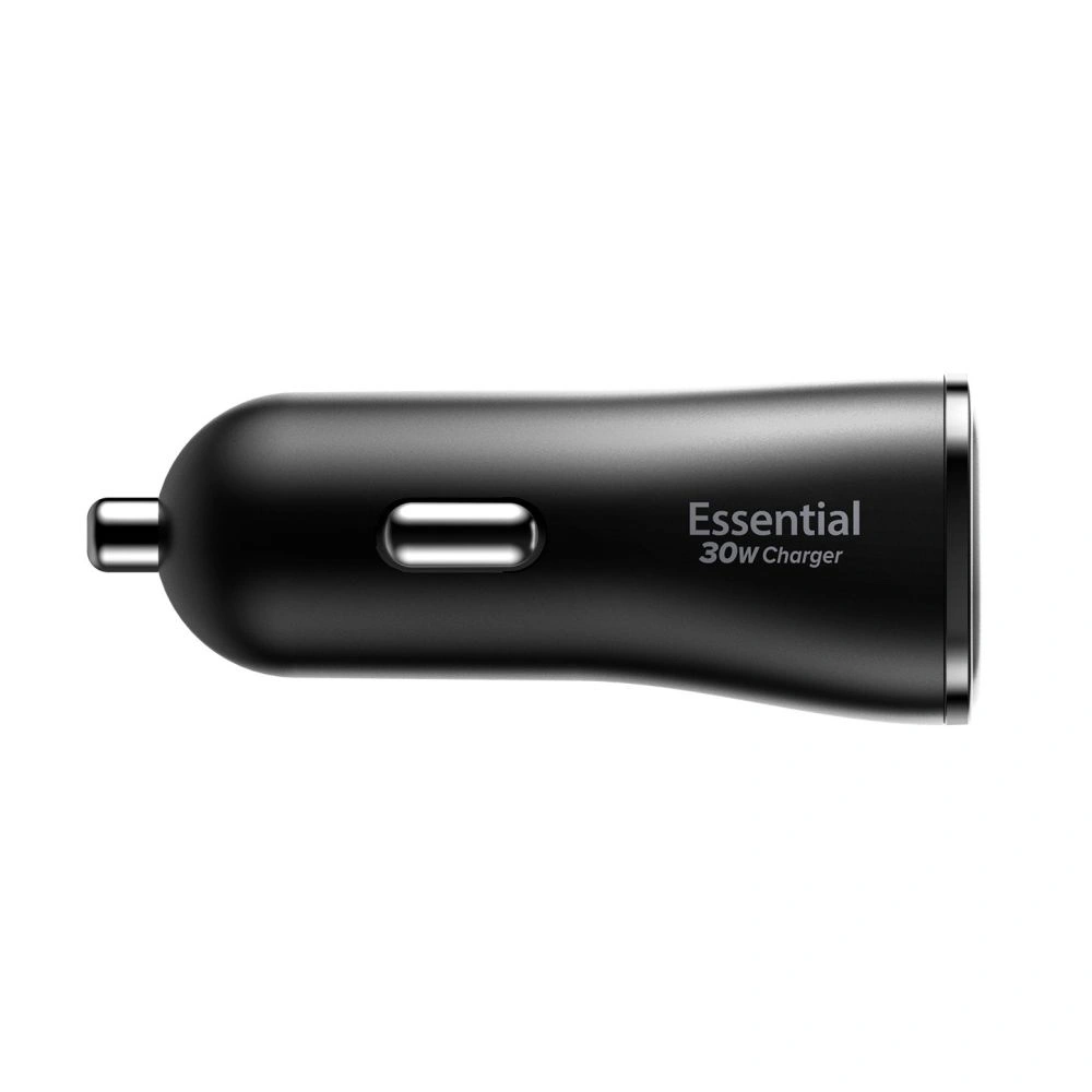 Kryt Spigen Essential EV302 2-port USB-A Car Charger 30W Black