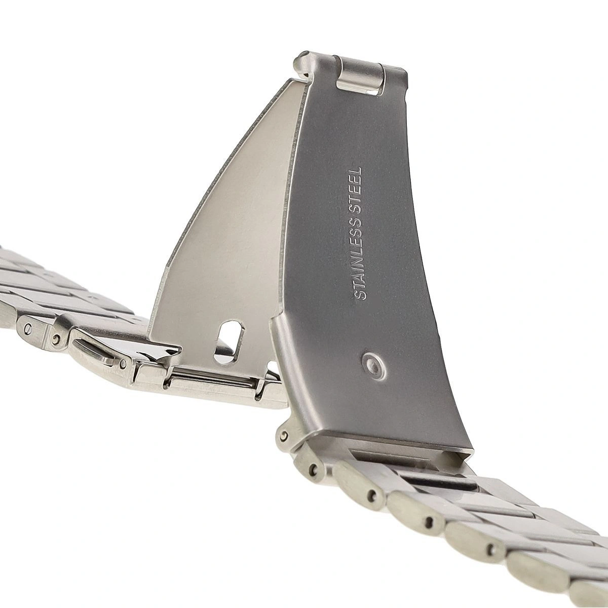 Bizon Strap Watch Aura Apple Watch 38/40/41mm silver