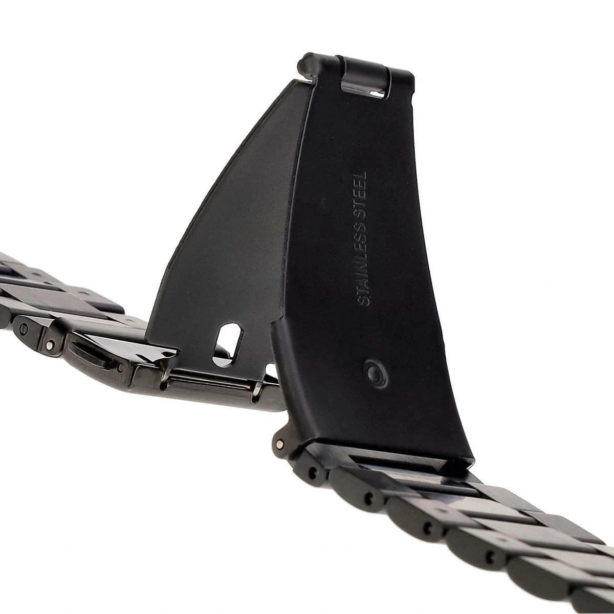 Bizon Strap Watch Aura Apple Watch 42/44/45/46/49 mm black