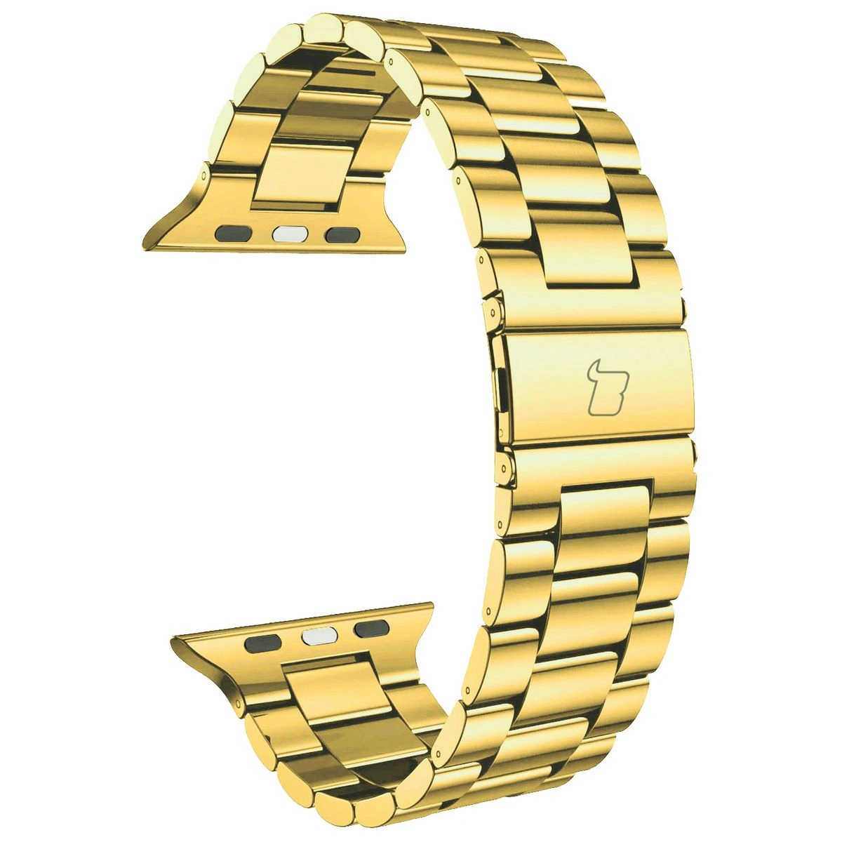 Bizon Strap Watch Aura Apple Watch 42/44/45/46/49 mm gold