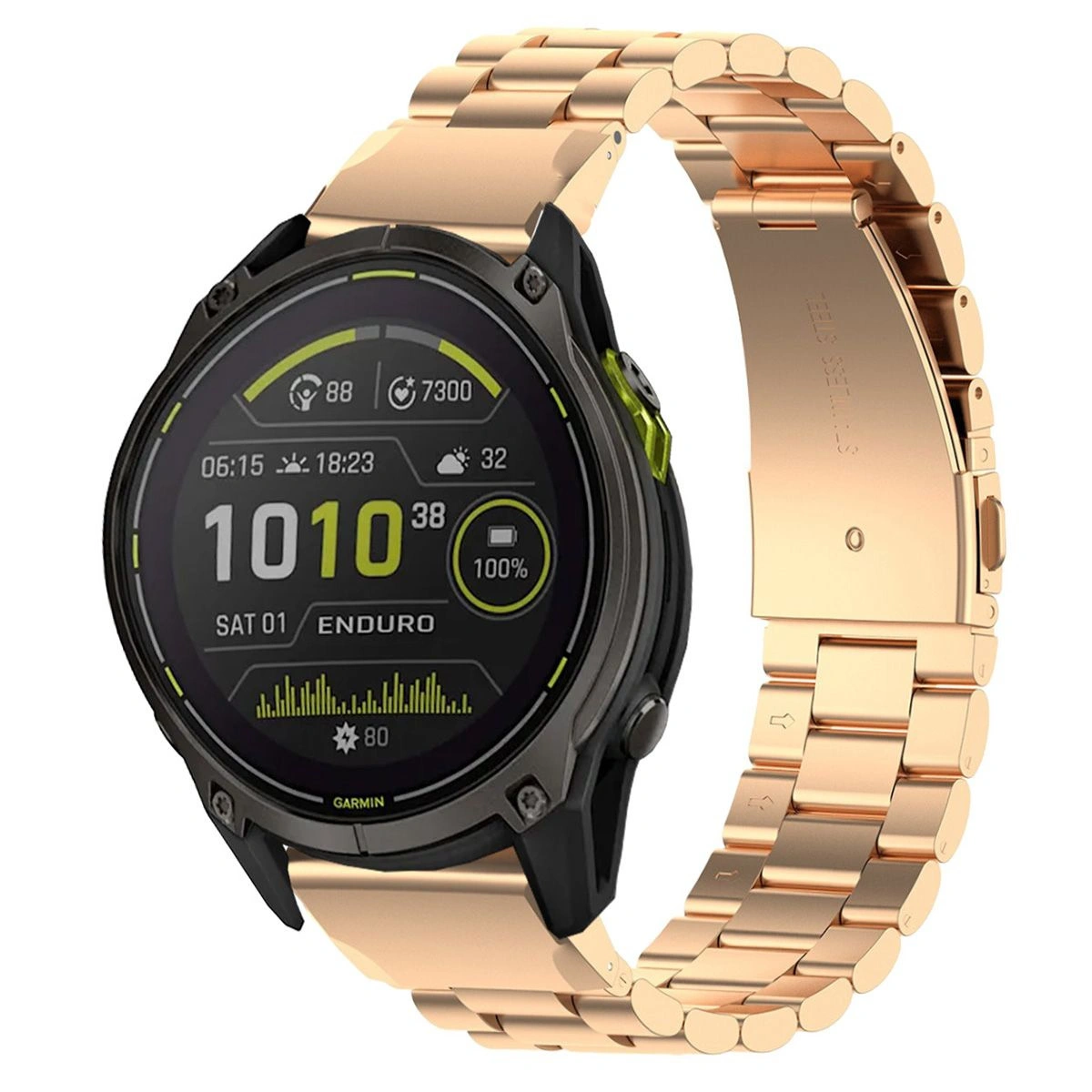 Kryt Bizon Strap Watch Aura Smartwatch 26 mm rose gold
