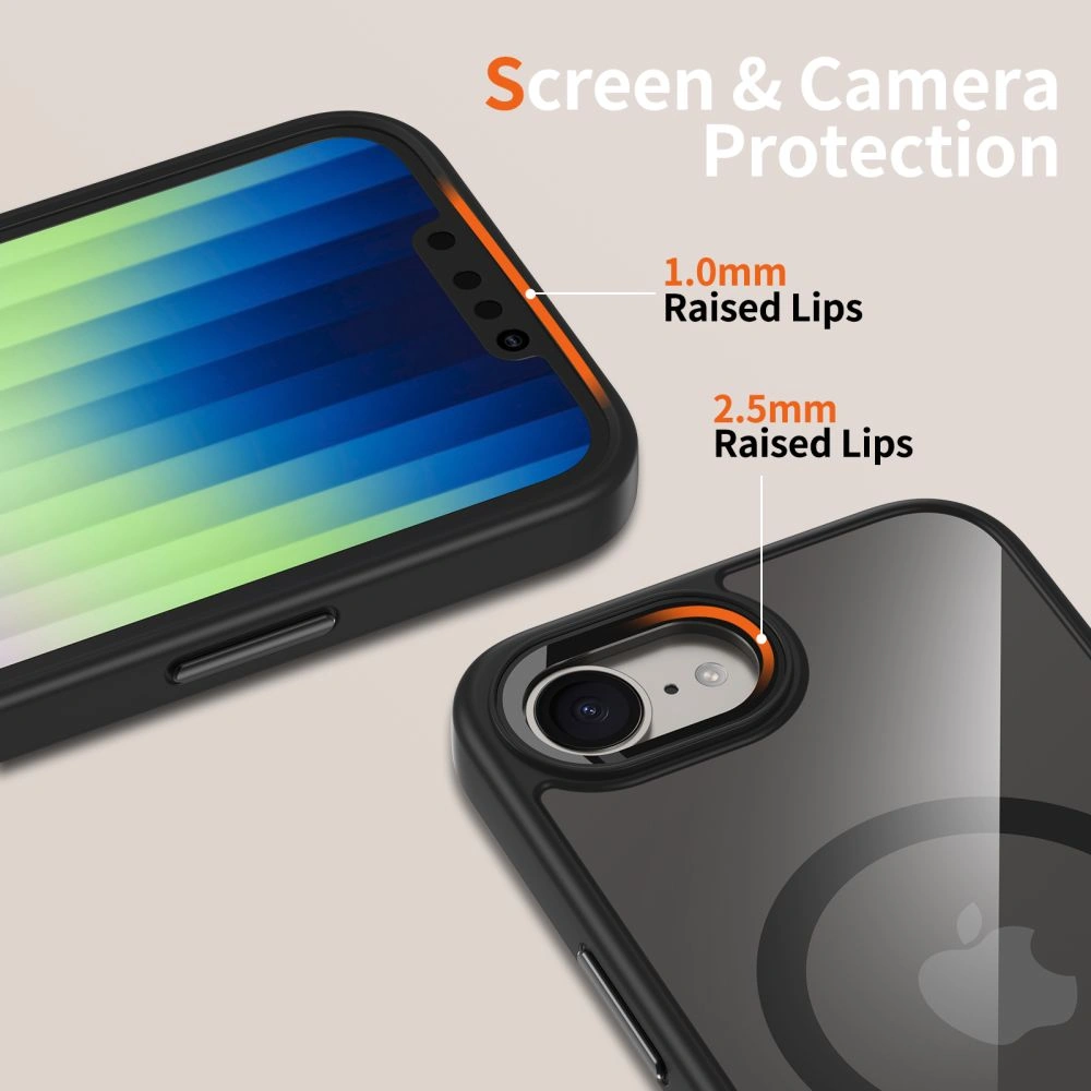 Kryt Tech-Protect Magmat MagSafe Apple iPhone 17e / 16e Black/clear