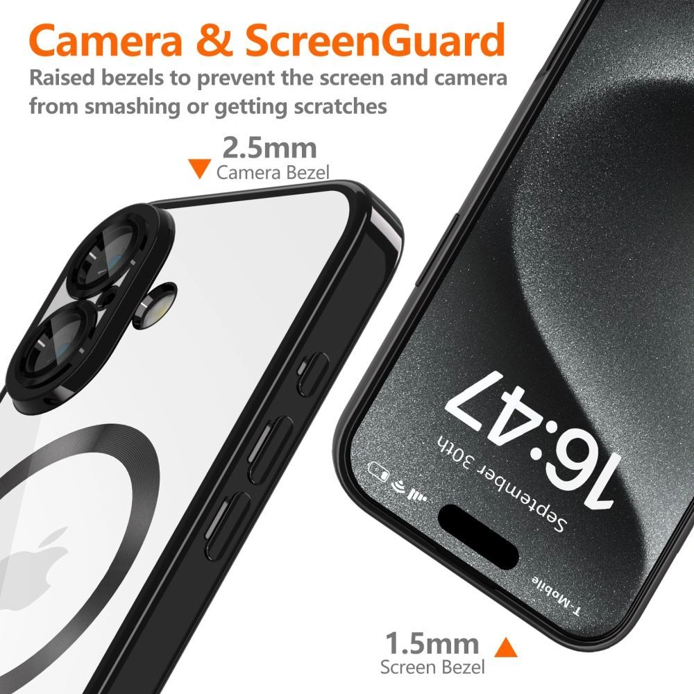 Kryt Tech-Protect MagFlex MagSafe Apple iPhone 17e / 16e Shiny Black