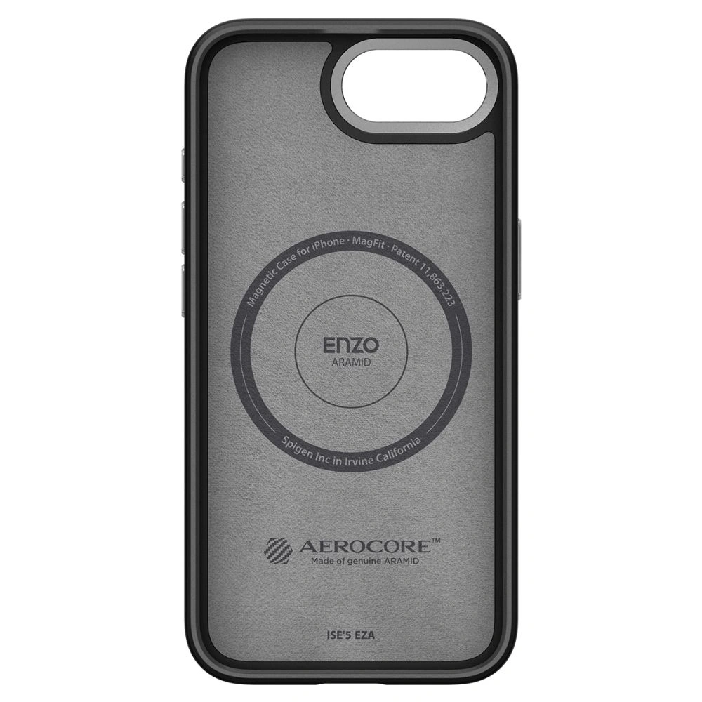 Kryt Spigen Enzo Aramid Mag MagSafe Apple iPhone 17e / 16e Matte Black