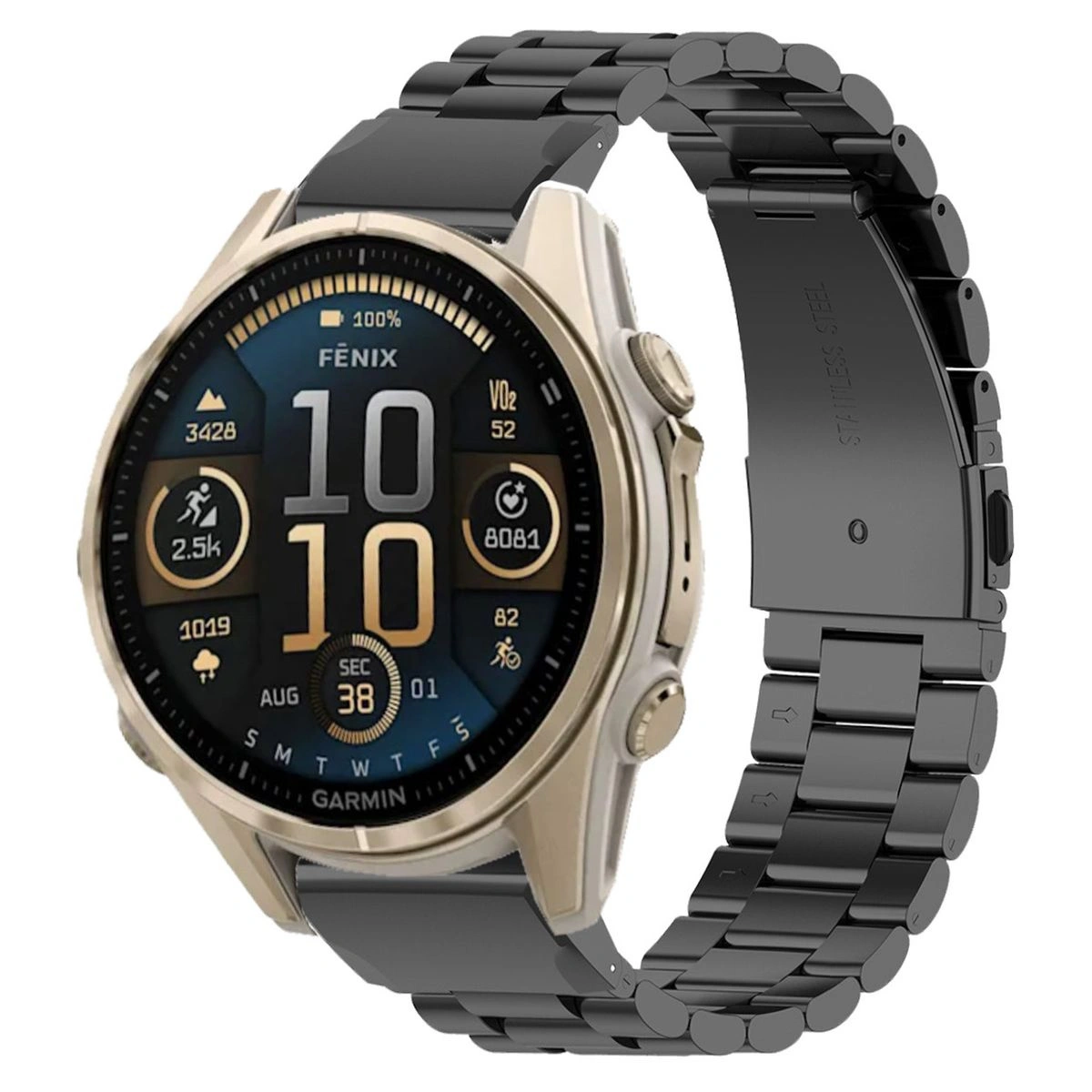 Kryt Bizon Strap Watch Aura Smartwatch 20mm black