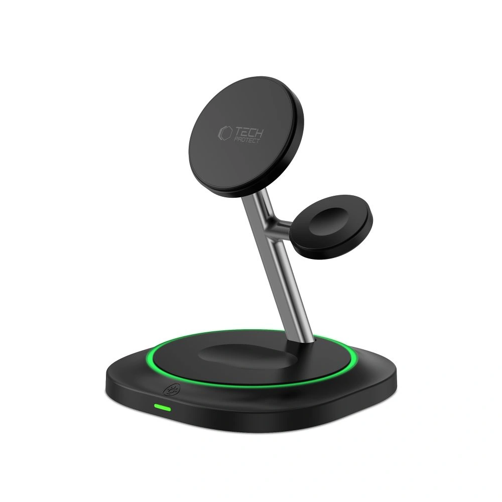 Bezdrátová nabíječka Tech-Protect QI15W-A46 Magnetic MagSafe Wireless Charger Black