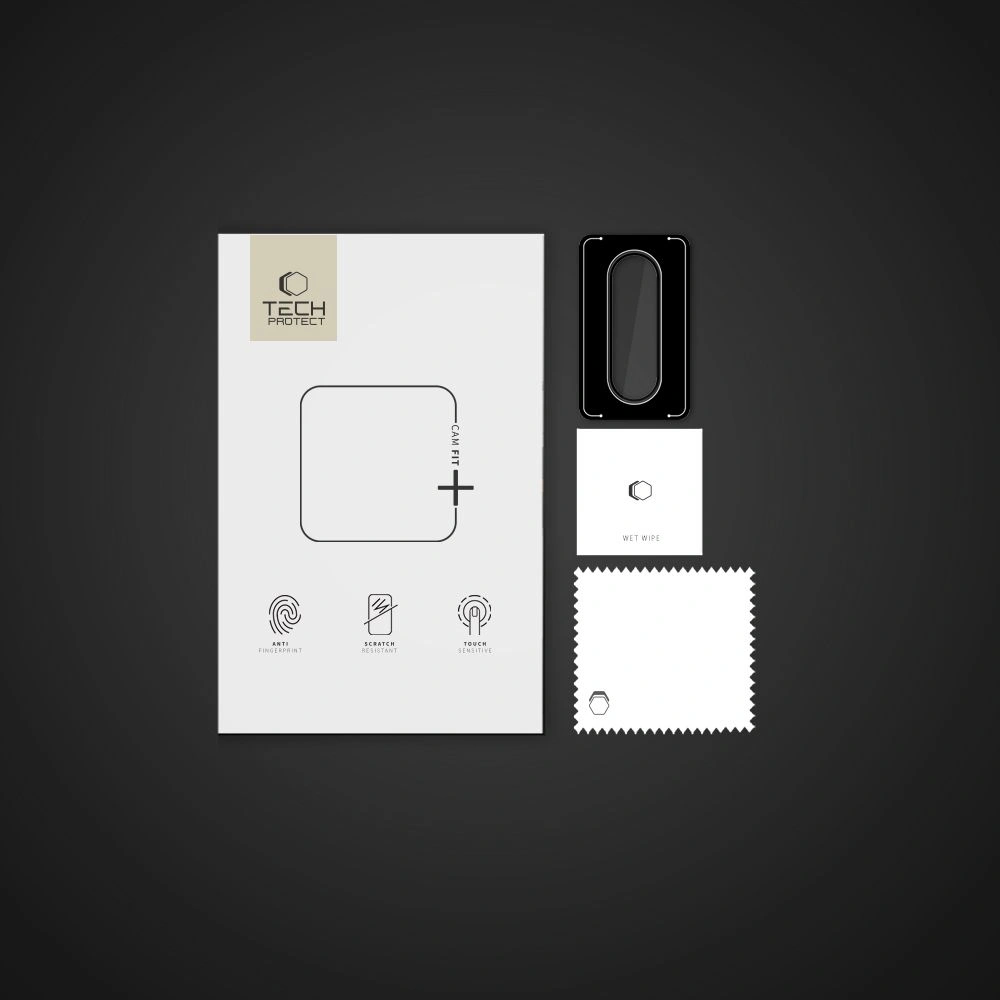 Kryt Camera cover Tech-Protect Camring Fit+ Samsung Galaxy A36 / A56 5G Black