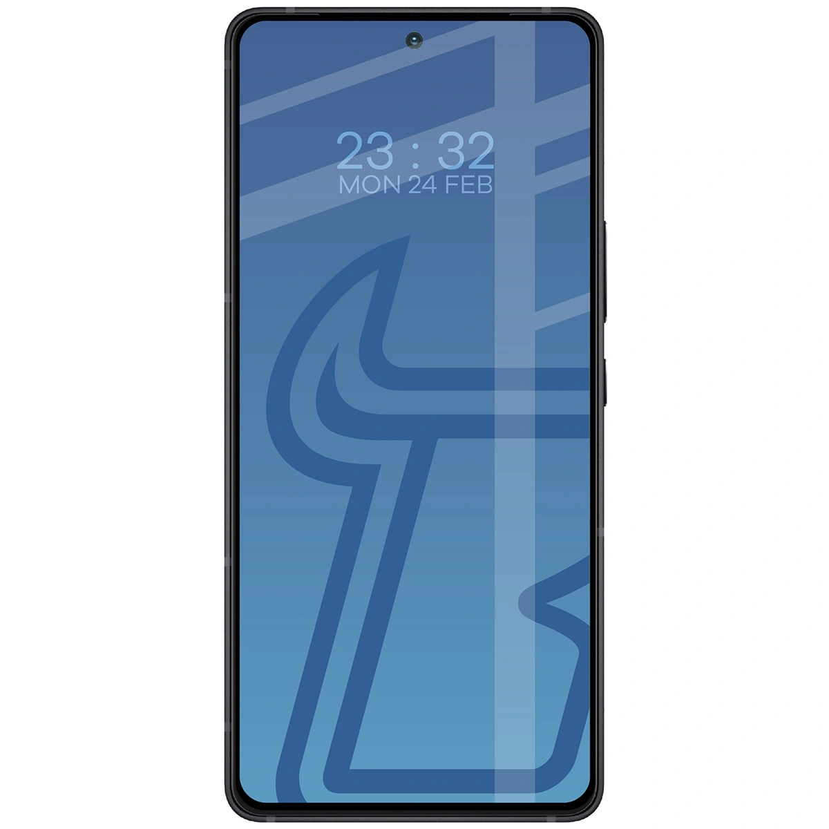 Kryt Tempered glass Bizon Glass Edge 2 for Asus Zenfone 12 Ultra black frame
