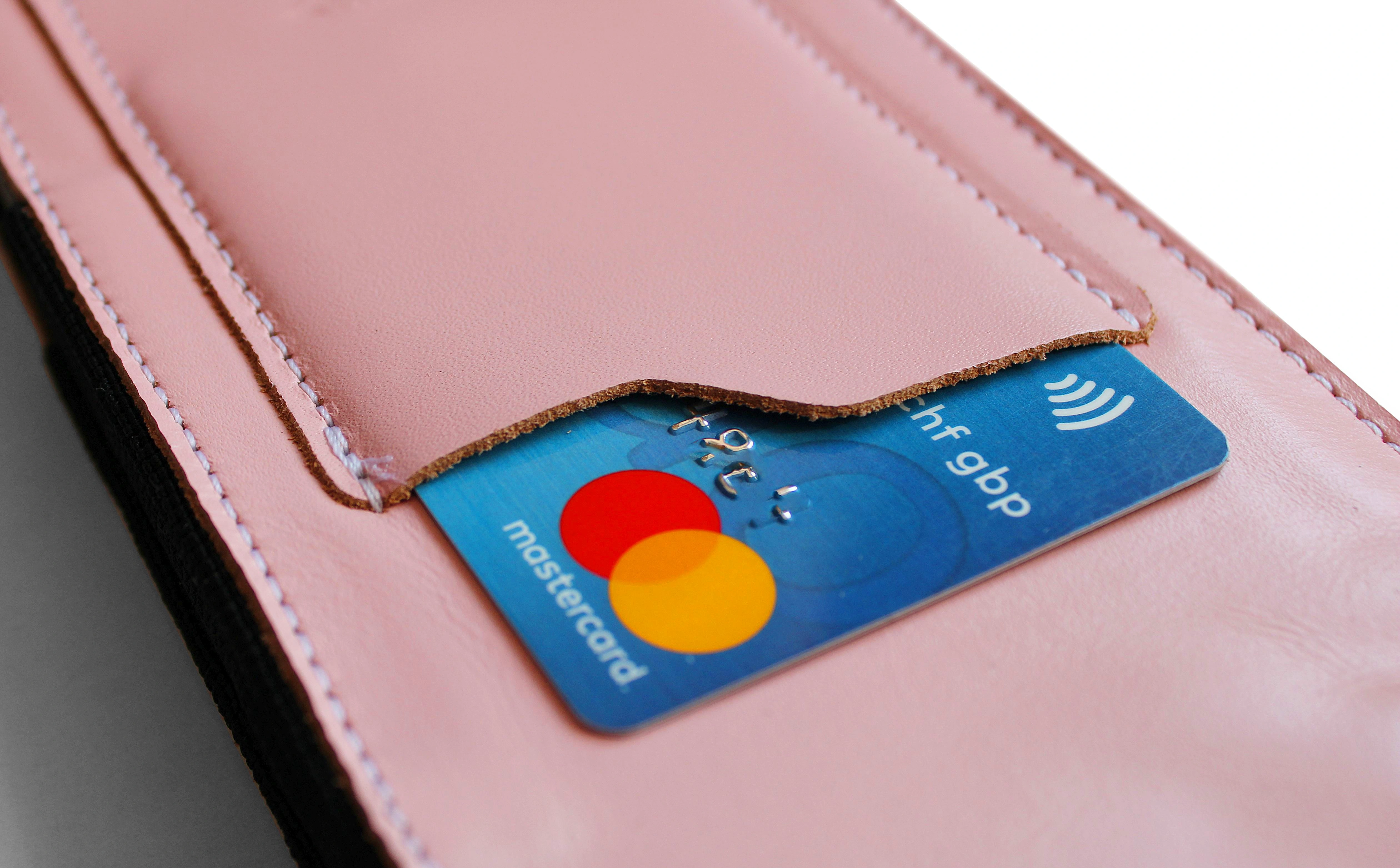 Kryt LURESKO HECTOR XXL leather neck case / belt case / loop case vertical 167x78x10mm (smooth pink with white thread)