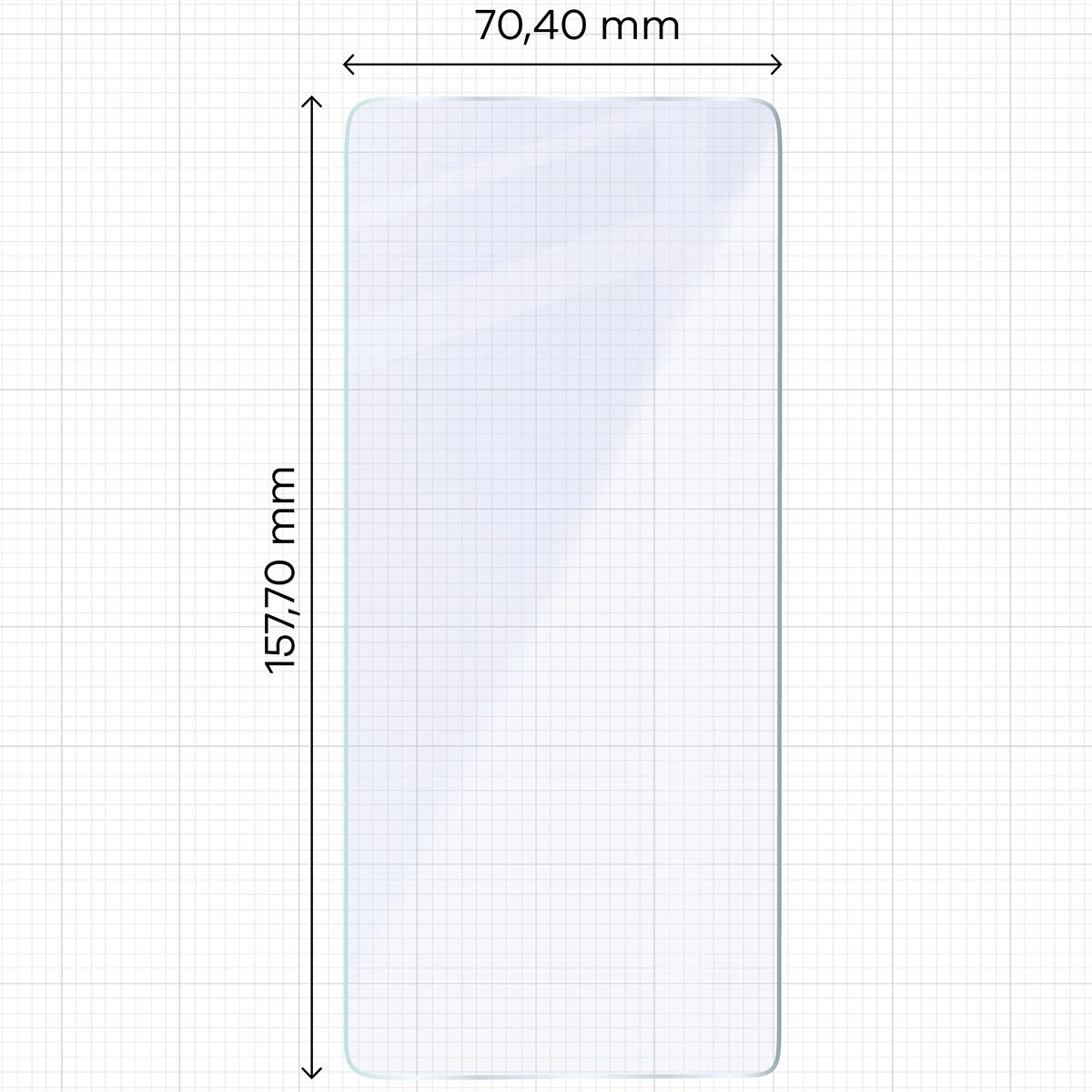 Ochranné sklo Bizon Glass Mule Flexible hybrid glass Asus Zenfone 12 Ultra