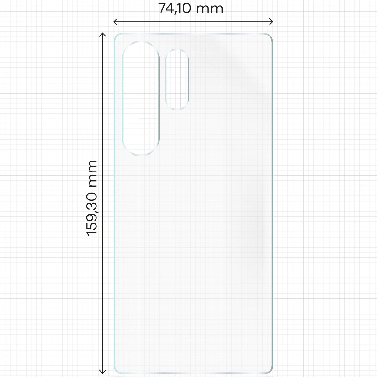 Ochranné sklo Bizon Glass Hydrogel Samsung Galaxy S25 Ultra [2 PACK]