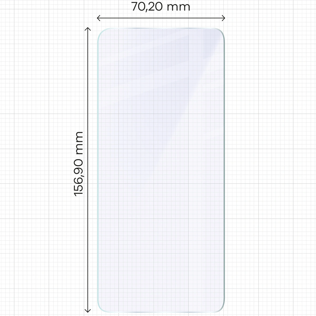 Ochranné sklo Bizon Glass Mule Flexible hybrid glass Hybrid Glass OnePlus Nord 4