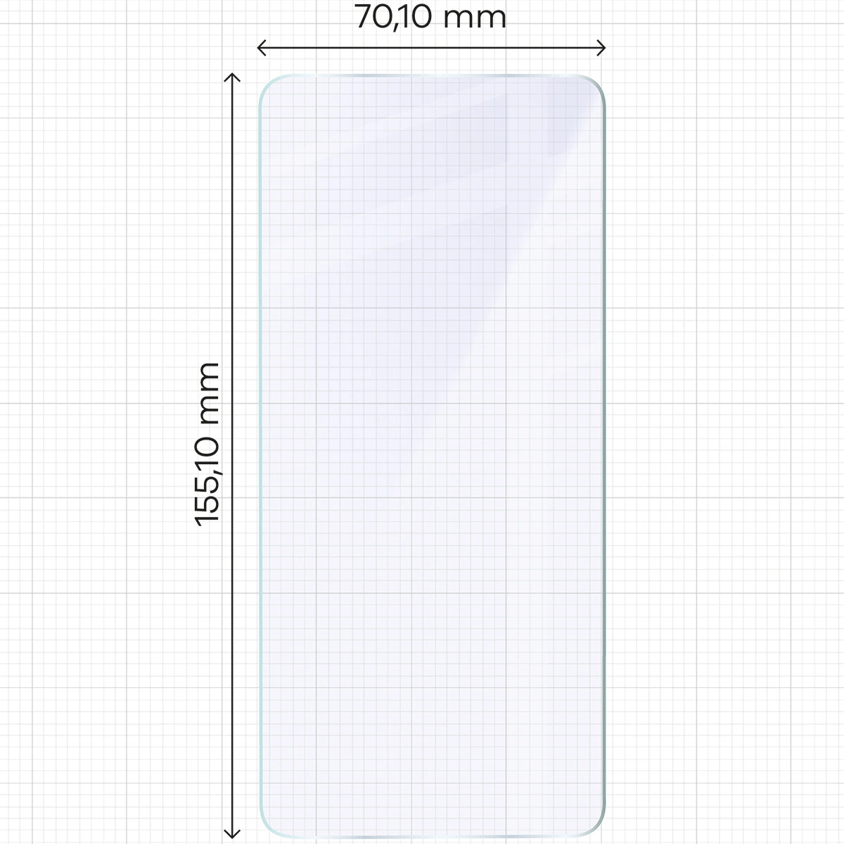 Ochranné sklo Bizon Glass Mule Flexible hybrid glass Hybrid Glass Xiaomi Poco X7 Pro