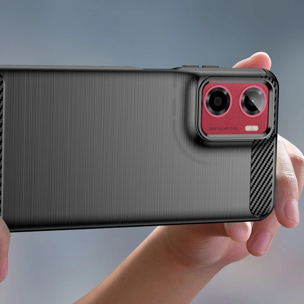 Kryt Tech-Protect TPUCarbon Motorola Moto G05 / E15 Black