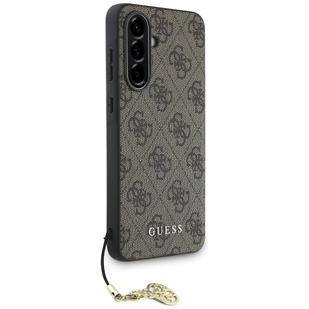 Kryt Guess 4G Charms Collection Samsung Galaxy A56 brown