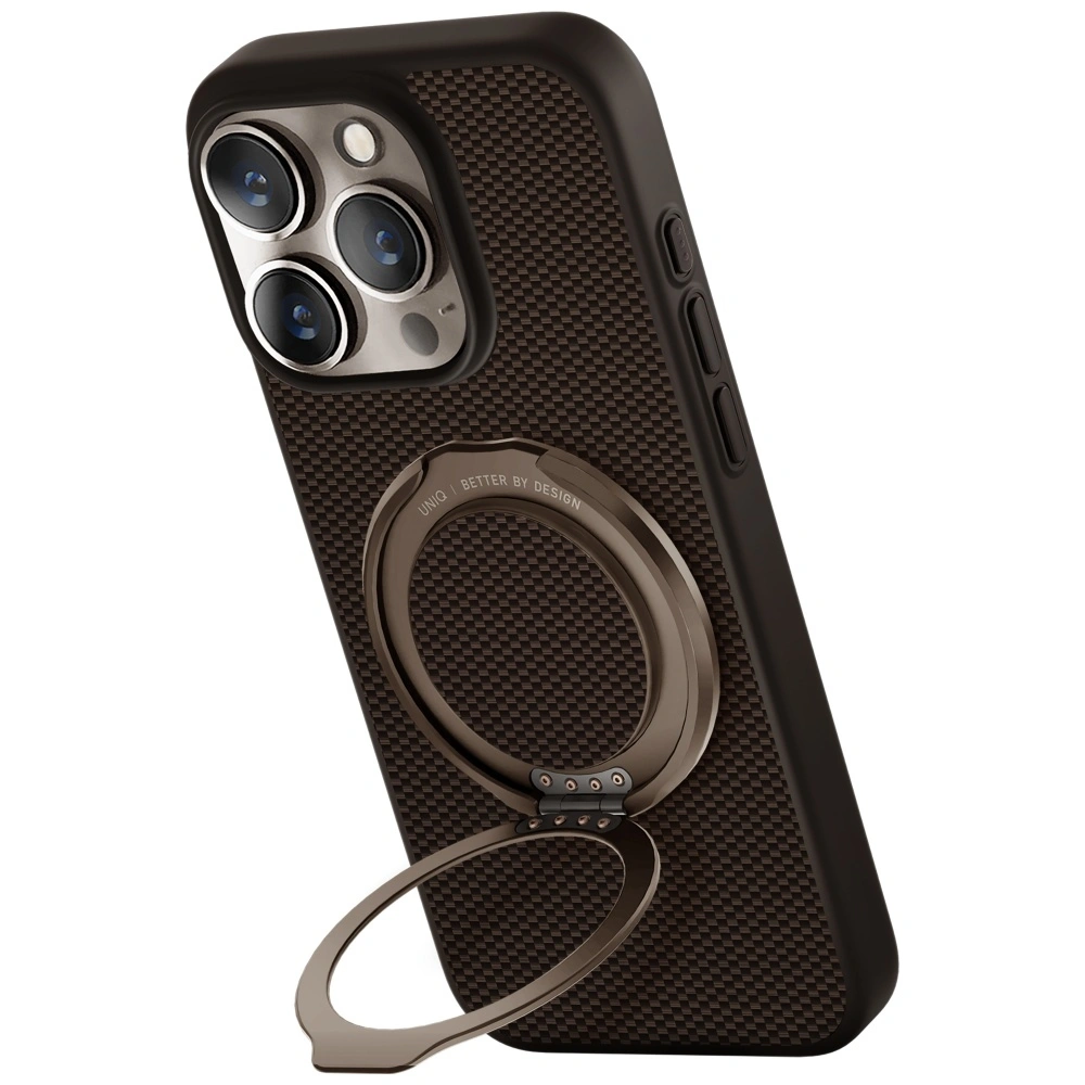 Kryt UNIQ Keva Air Apple iPhone 16 Pro Magclick Charging GripFit brown