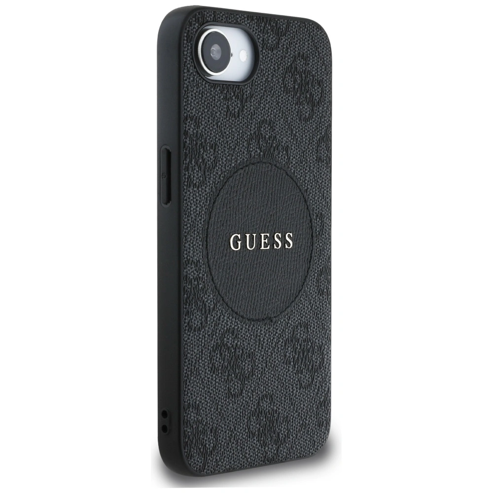Kryt Guess 4G Circle Classic Logo MagSafe Apple iPhone 17e / 16e black