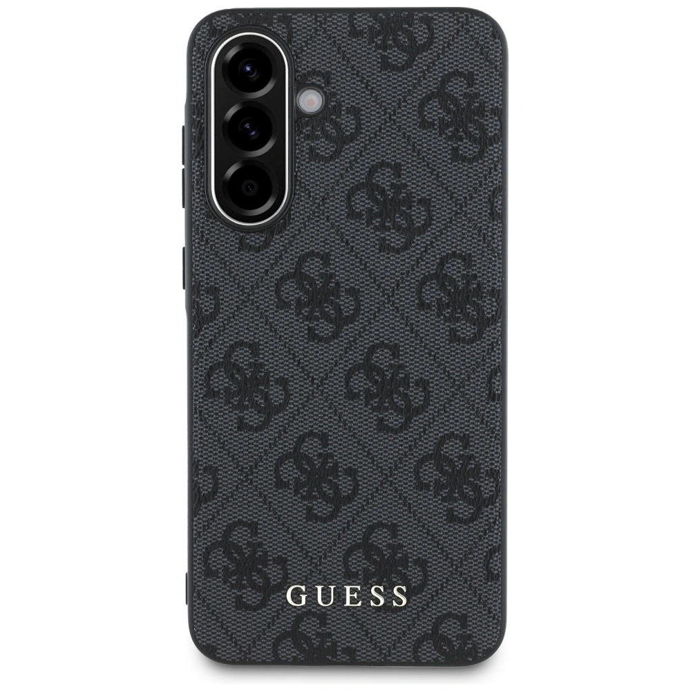 Kryt Guess 4G Metal Gold Logo Samsung Galaxy A56 black