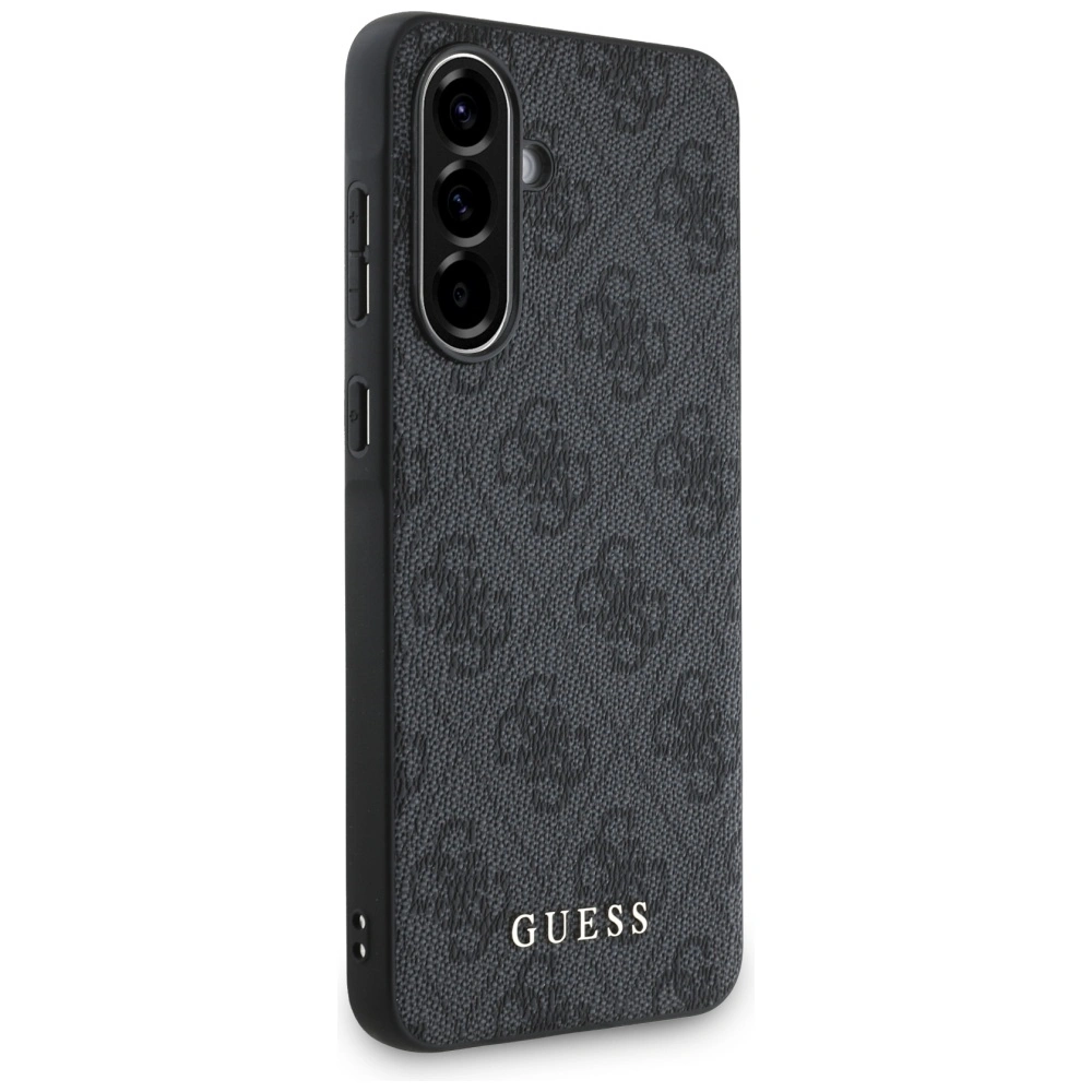 Kryt Guess 4G Metal Gold Logo Samsung Galaxy A56 black