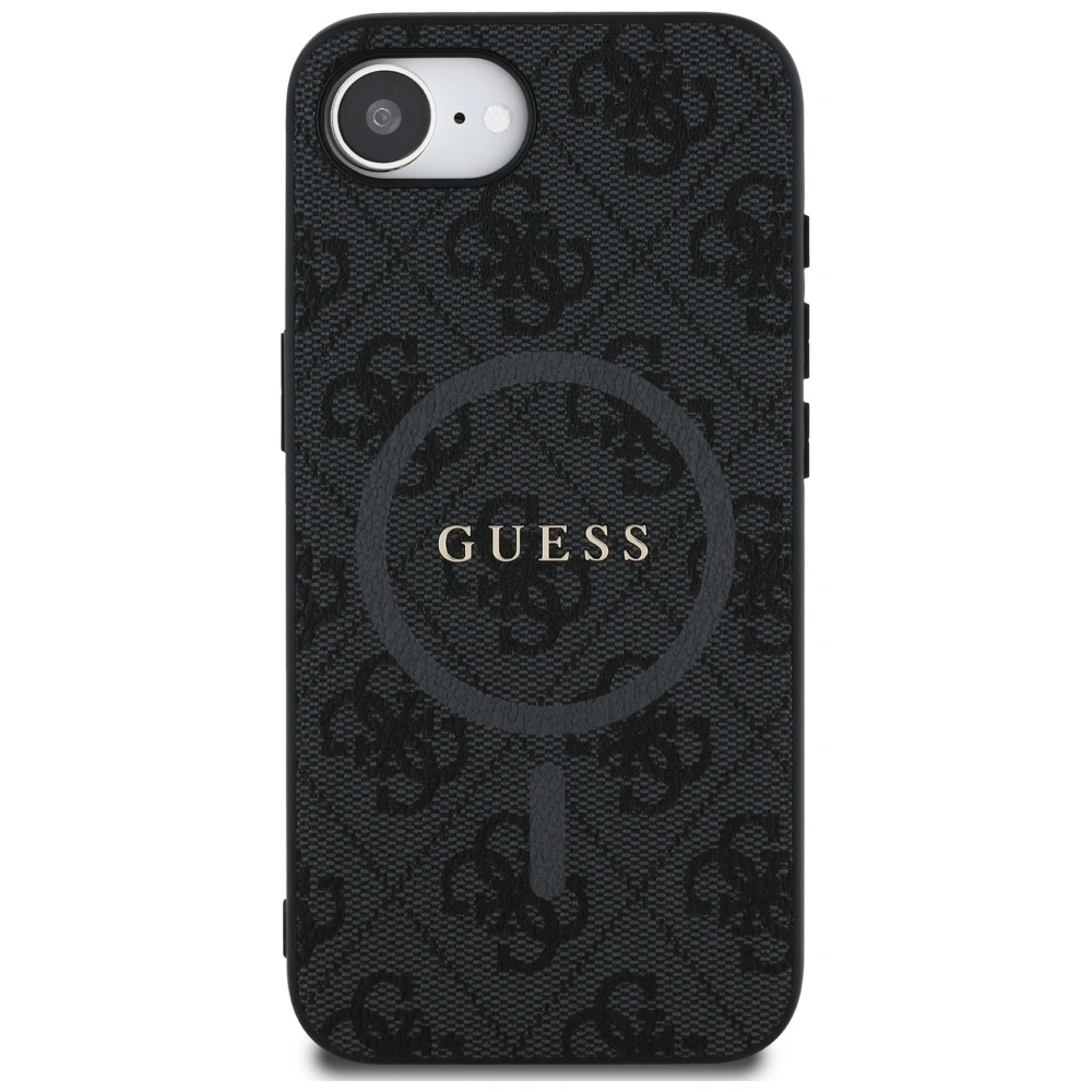 Kryt Guess 4G Ring Classic Logo MagSafe Apple iPhone 17e / 16e black